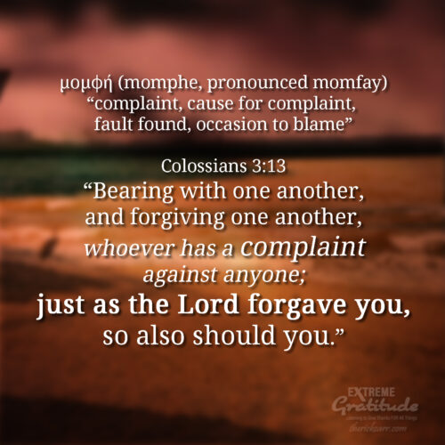 Tolerance and Forgiveness